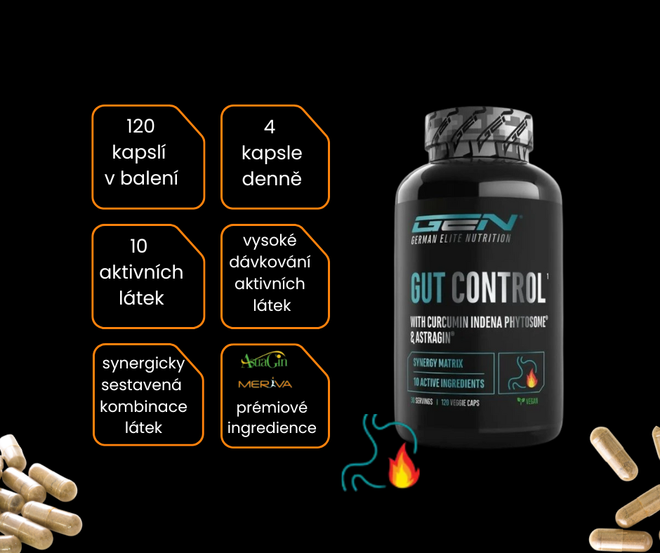 GEN Gut Control, 120 kapslí