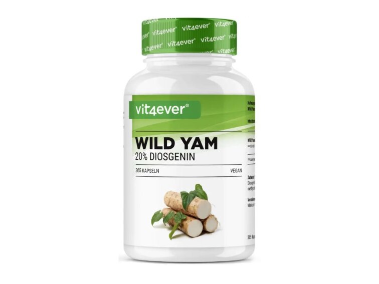 Vit4ever Wild Yam 440 mg, 20% Diosgenin, XL balení