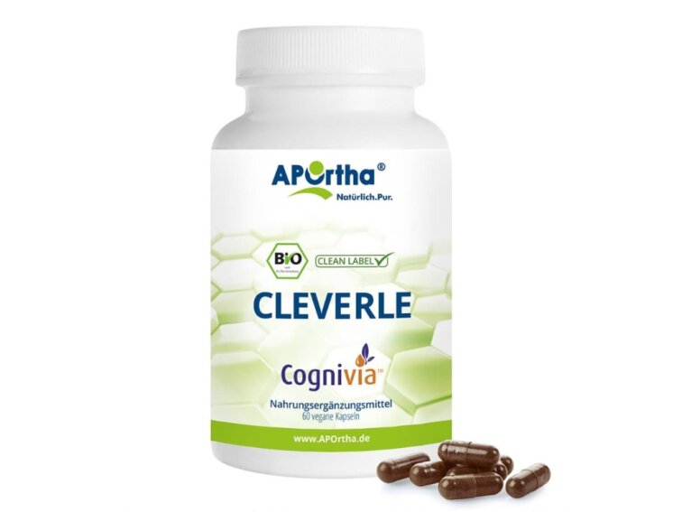 Aportha Cleverle, Rostlinné Nootropikum, 60 veganských kapslí