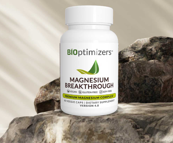 BiOptimizers Magnesium Breakthrough - komplex 7 foriem horčíka pre energiu, spánok a rovnováhu (60 kapsúl)