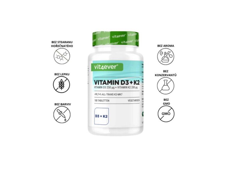 Vit4ever Vitamin D3 + K2 MK7 - 10 000 IU
