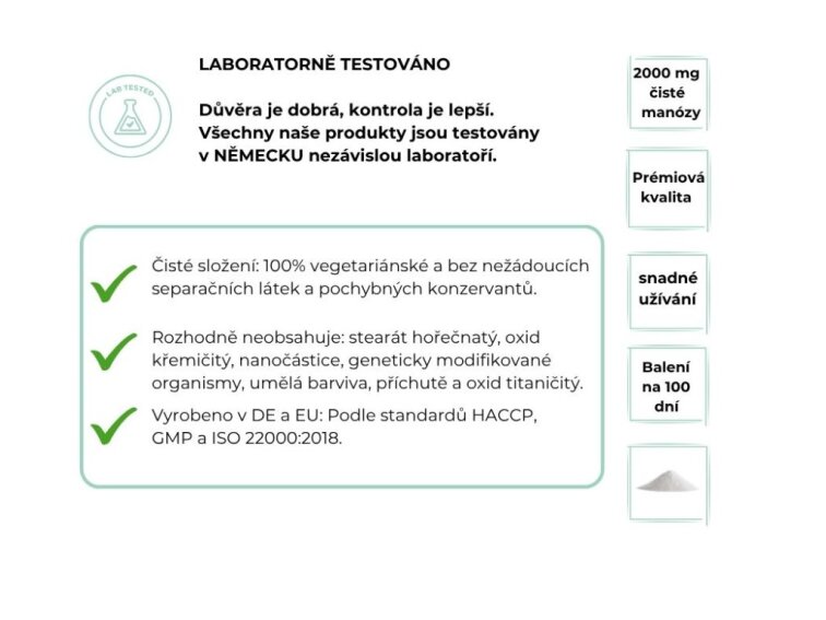 Vit4ever D-Mannose - Manóza prášek, 250 g