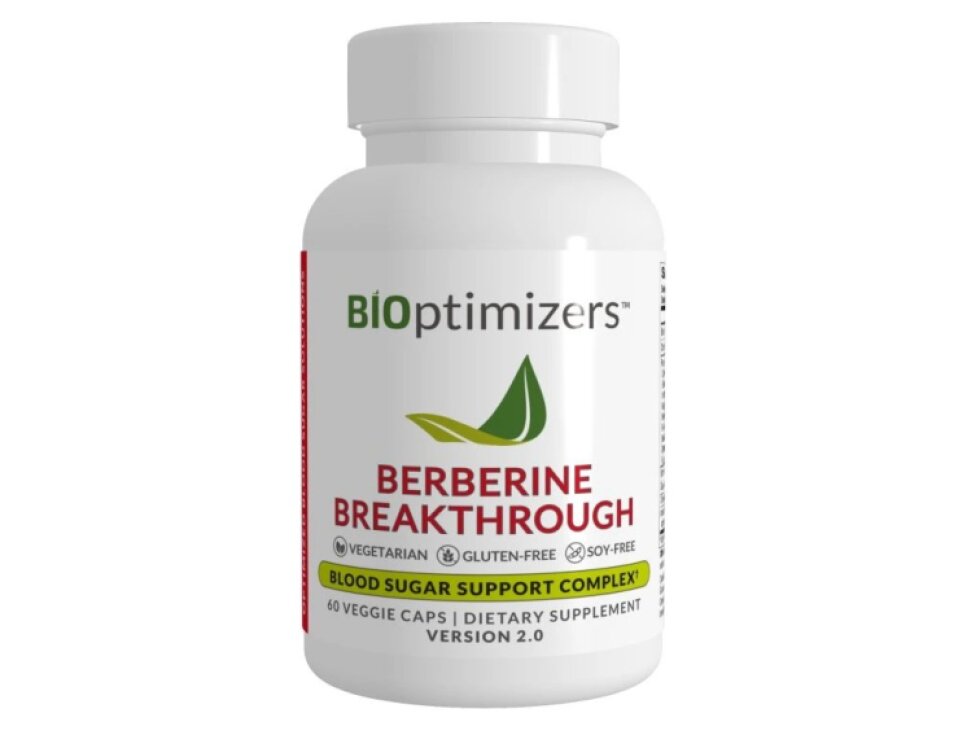 BiOptimizers Berberine Breakthrough – berberin komplex pro podporu zdravé hladiny cukru a metabolismu (60 kapslí)