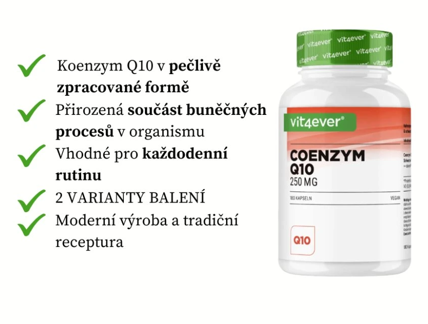 Vit4ever Koenzym Q10 - 250 mg, 120 kapslí