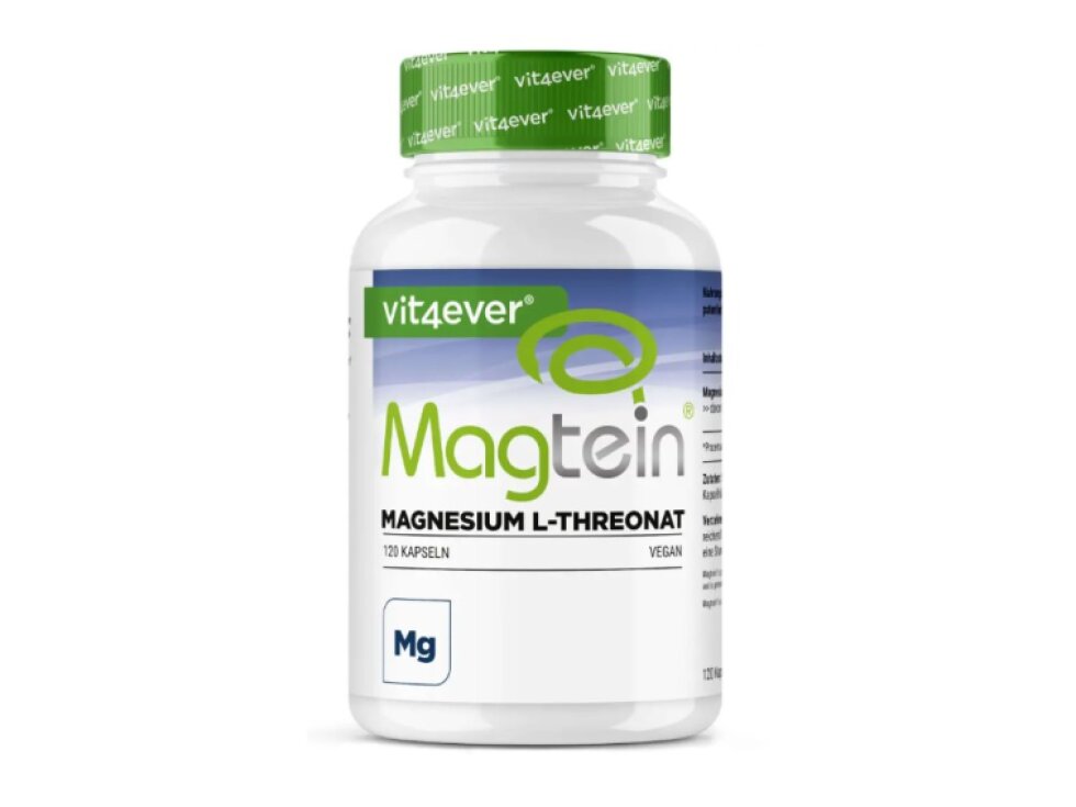 Vit4ever Magnesium L-Threonat, Magtein, Hořčík 120 kapslí