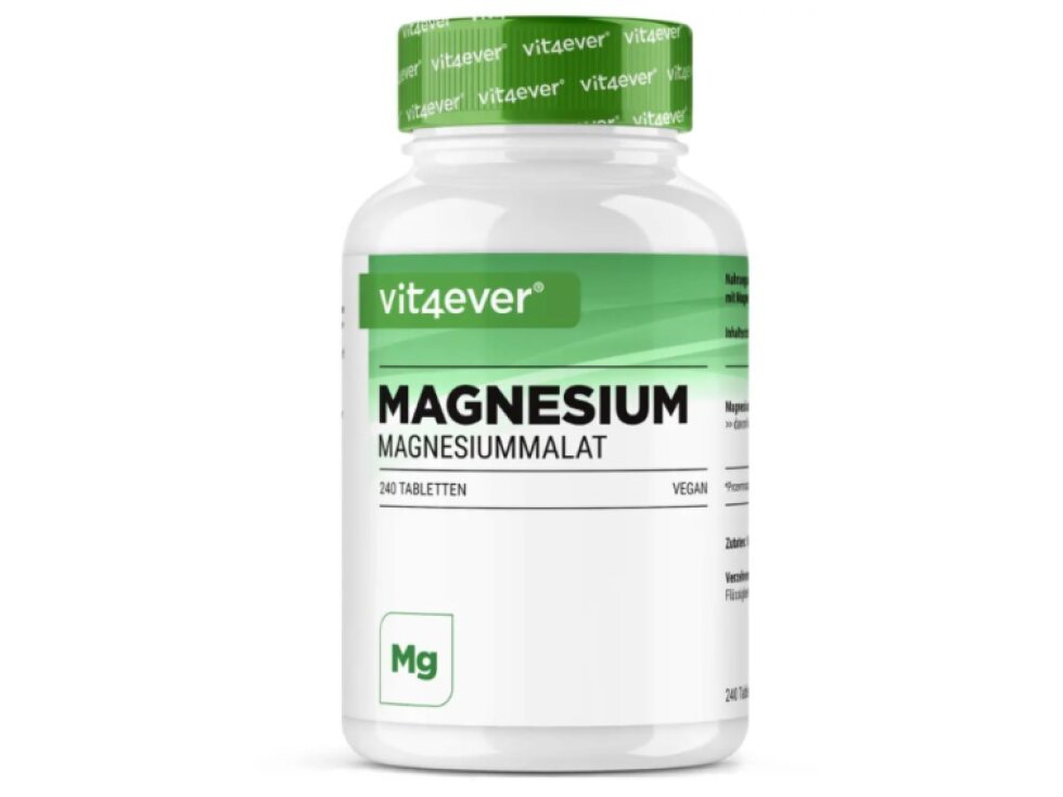 Vit4ever Magnesium Malat - Malát hořečnatý 240 tablet