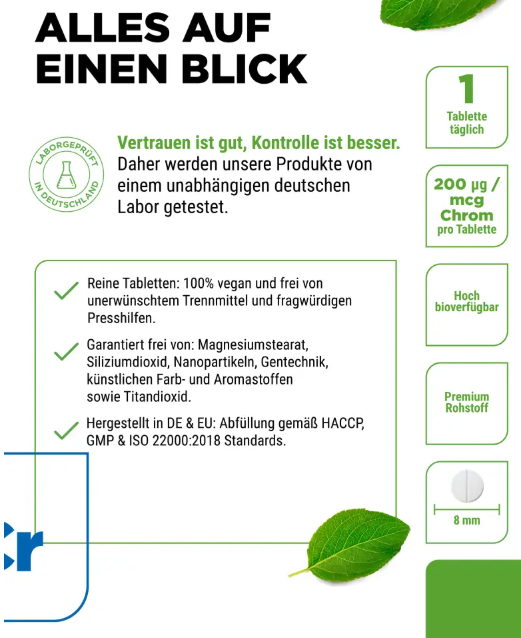 Vit4ever Chrom 200 mcg, 365 tablet