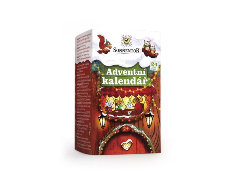 Sonnentor SONNENTOR Adventní kalendář® bio 38,9 g, porcovaný dvoukomorový