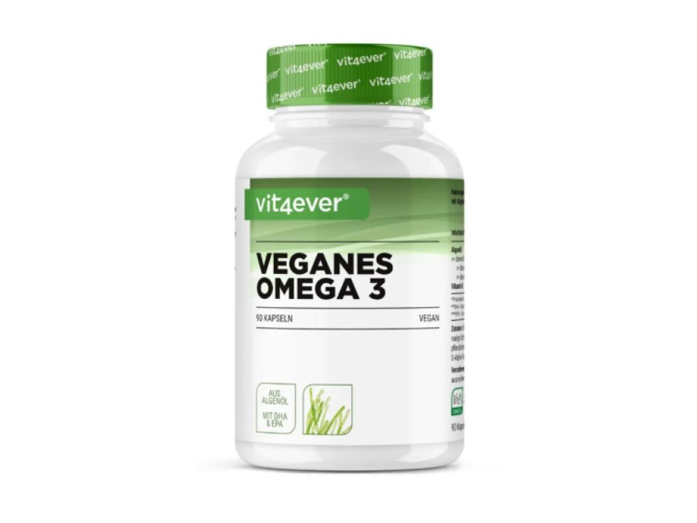 Vit4ever Algae Oil Omega 3, 100% rostlinný a veganský olej z řas