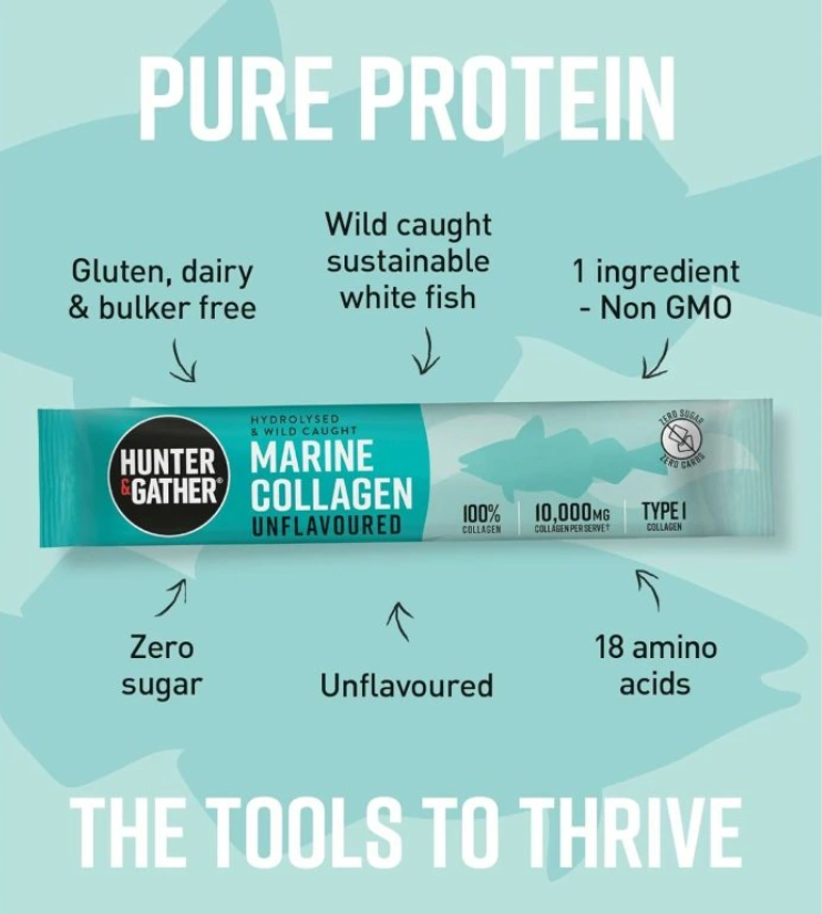 Hydrolyzovaný mořský kolagen Hunter & Gather, 300g