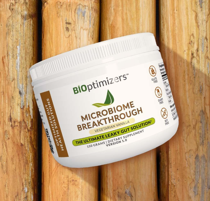 BiOptimizers Microbiome Breakthrough Vanilla - komplex pre zdravie čriev a rovnováhu mikrobiómu (150 g)