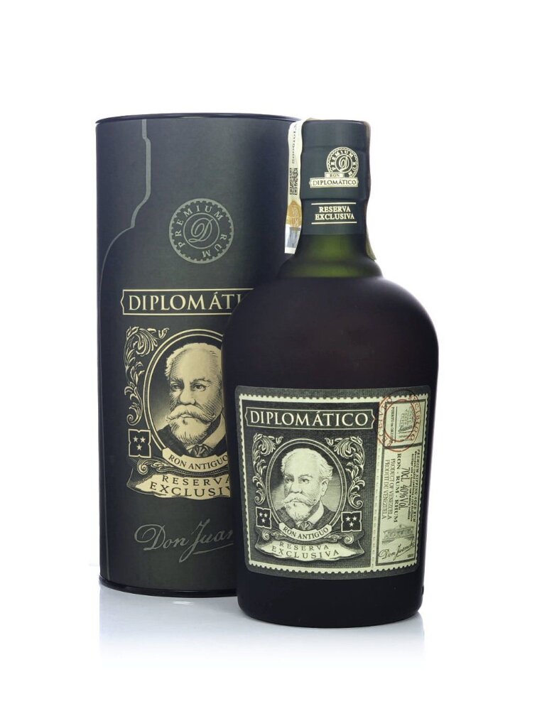 Diplomático Reserva Exclusiva 40% 0,7l (dárková tuba)