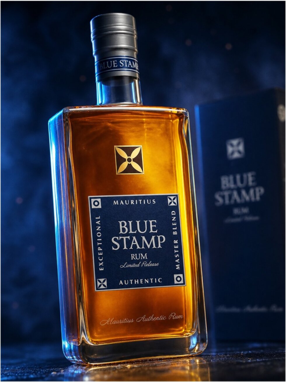 Blue Stamp Mauritius Authentic Rum 42% 0,7l (dárková krabice)