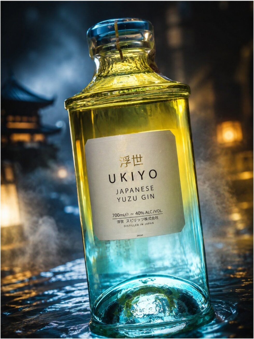 Ukiyo Japanese Yuzu Gin 40% 0,7