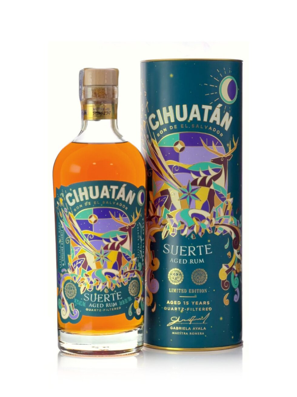 Cihuatán Suerte 15YO 44,2% 0,7 (dárková tuba)