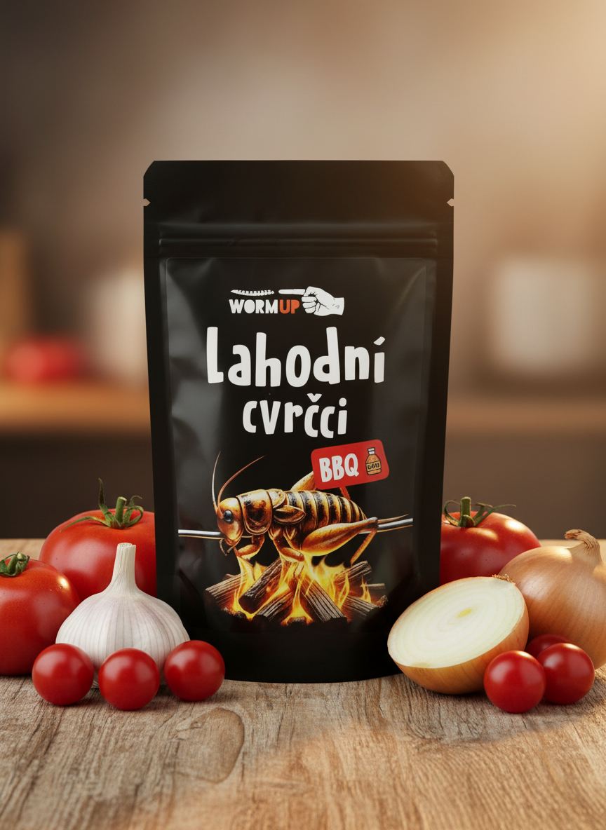 WormUp Lahodní Crvčci BBQ 20g