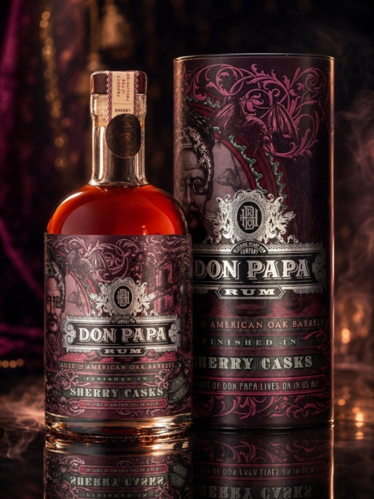 Don Papa Rum Sherry Cask 45% 0,7l (dárková tuba)
