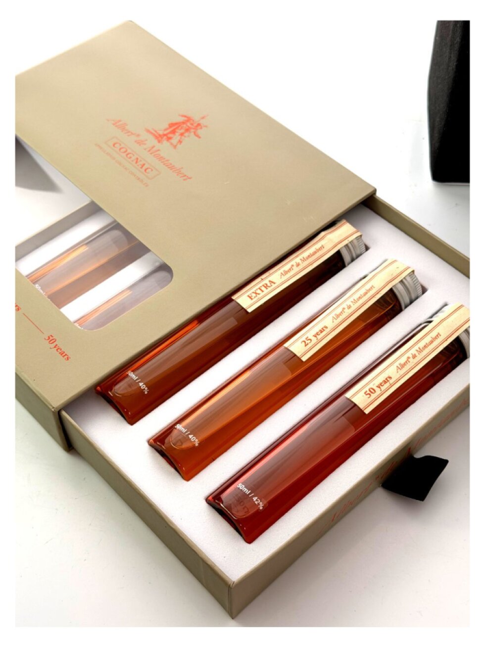 A. de Montaubert Cognac Degustační set 5x0,05l