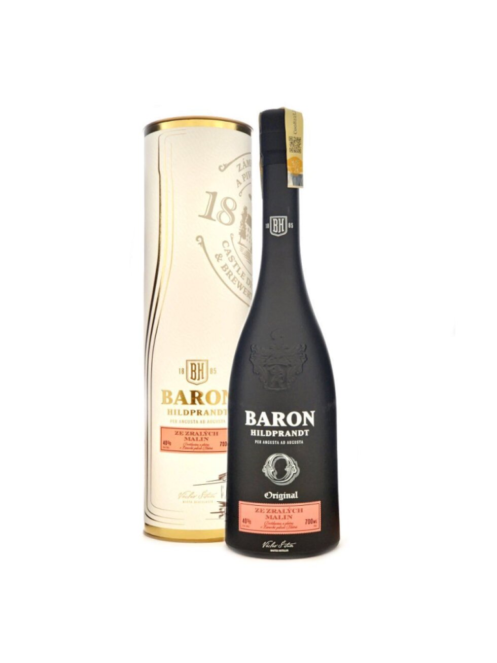 Baron Hildprandt ze Zralých Malin 40% 0,7l (dárková tuba)