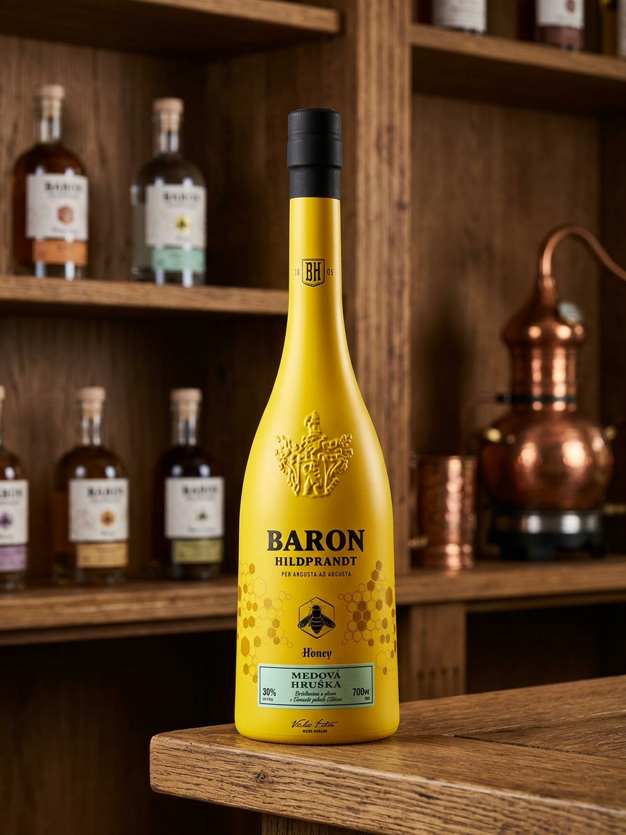 Baron Hildprandt medová hruška 30% 0,7l