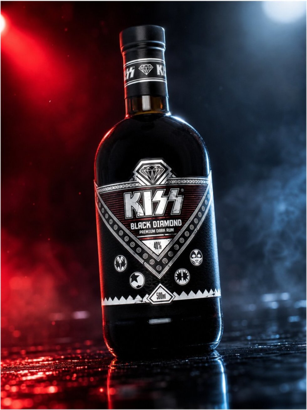 Kiss Black Diamond Dark Rum 40% 0,5l