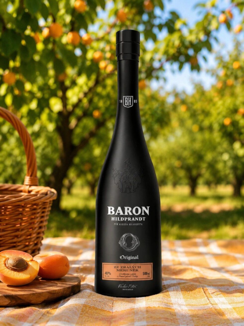 Baron Hildprandt Ze Zralých Meruněk 40% 0,5l
