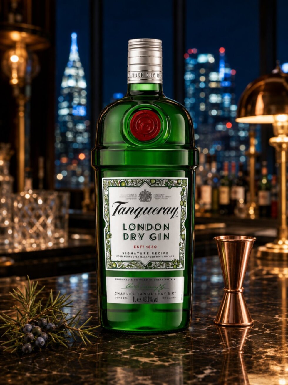 Tanqueray London Dry Gin 43,1% 1l