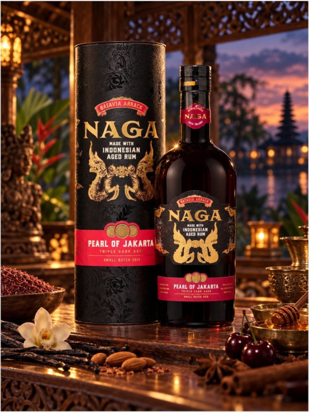 Naga Pearl of Jakarta 42,7% 0,7l (dárková tuba)
