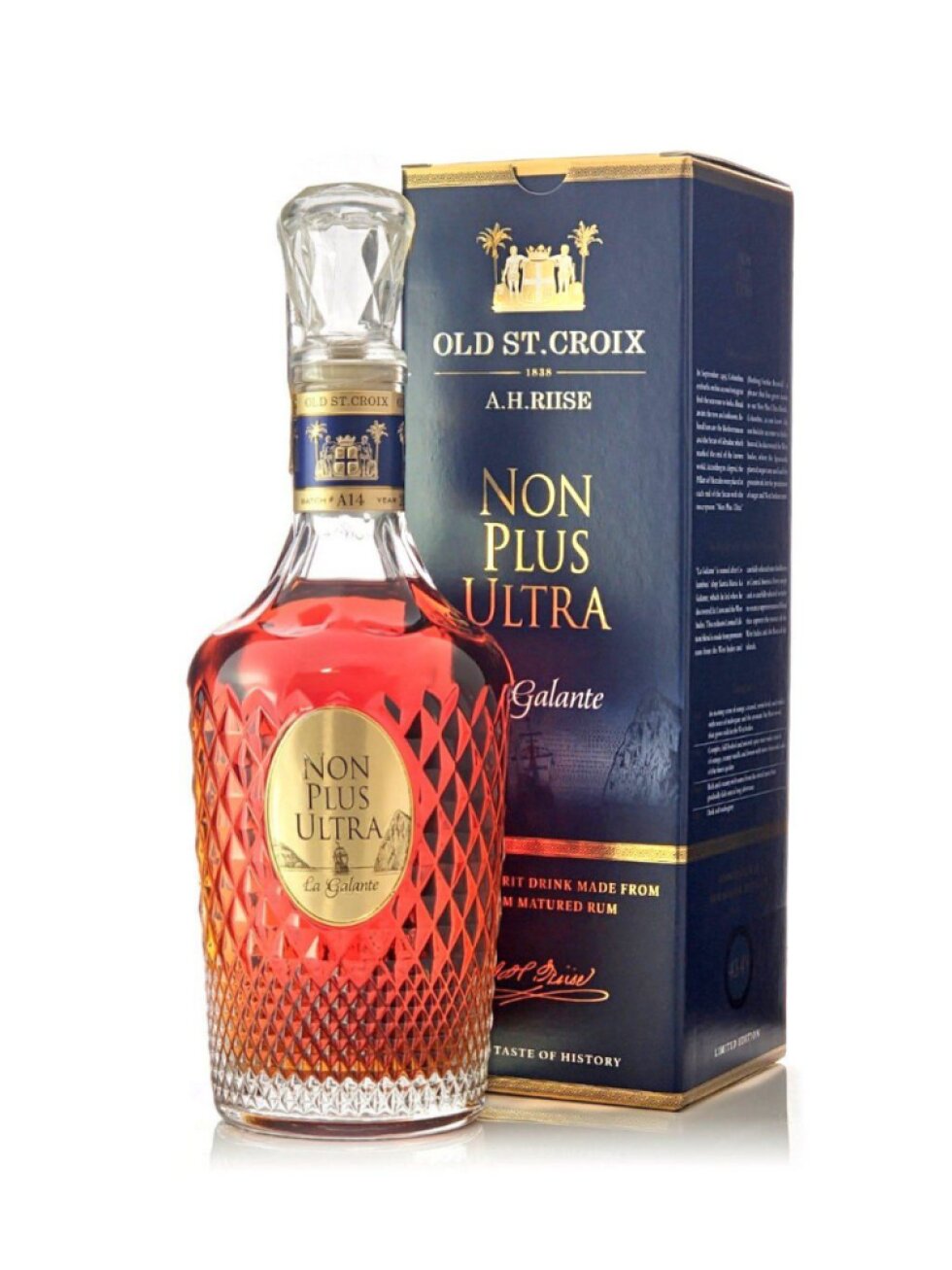 A.H. Riise Non Plus Ultra La Galante 43,4% 0,7l (dárková krabice)