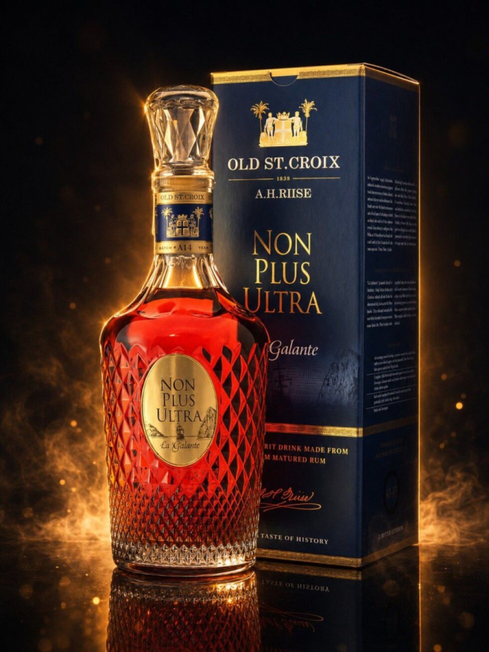 A.H. Riise Non Plus Ultra La Galante 43,4% 0,7l (dárková krabice)