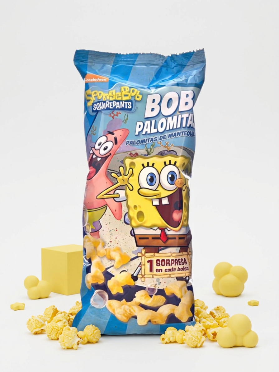 El Valle křupky Spongebob Máslový popcorn 80g