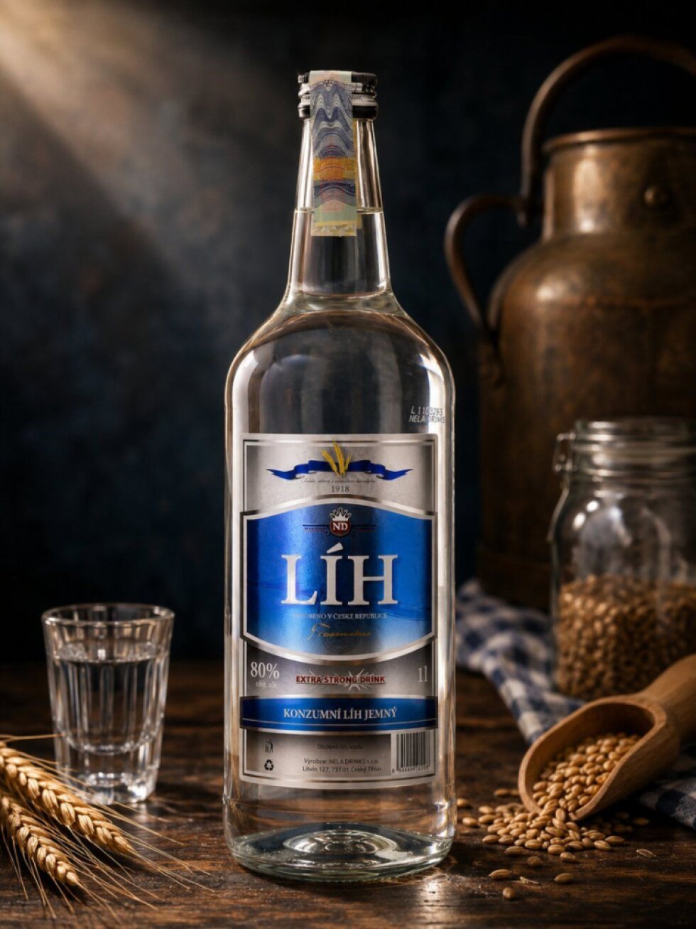 Líh konzumní jemný 80% 1l
