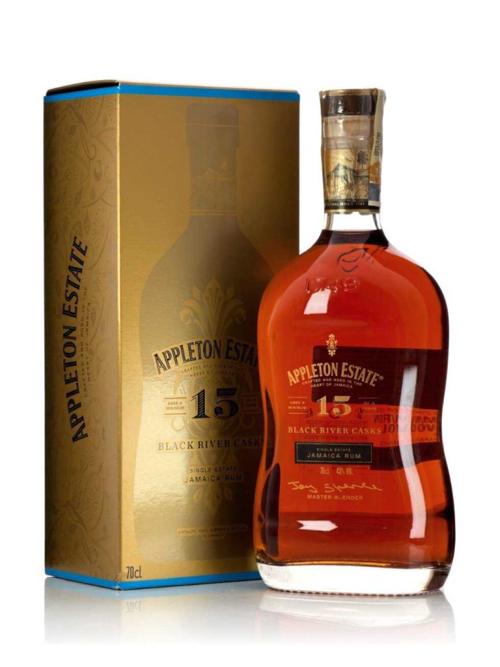 Appleton Estate 15YO Black River Casks 43% 0,7l (dárková krabice)