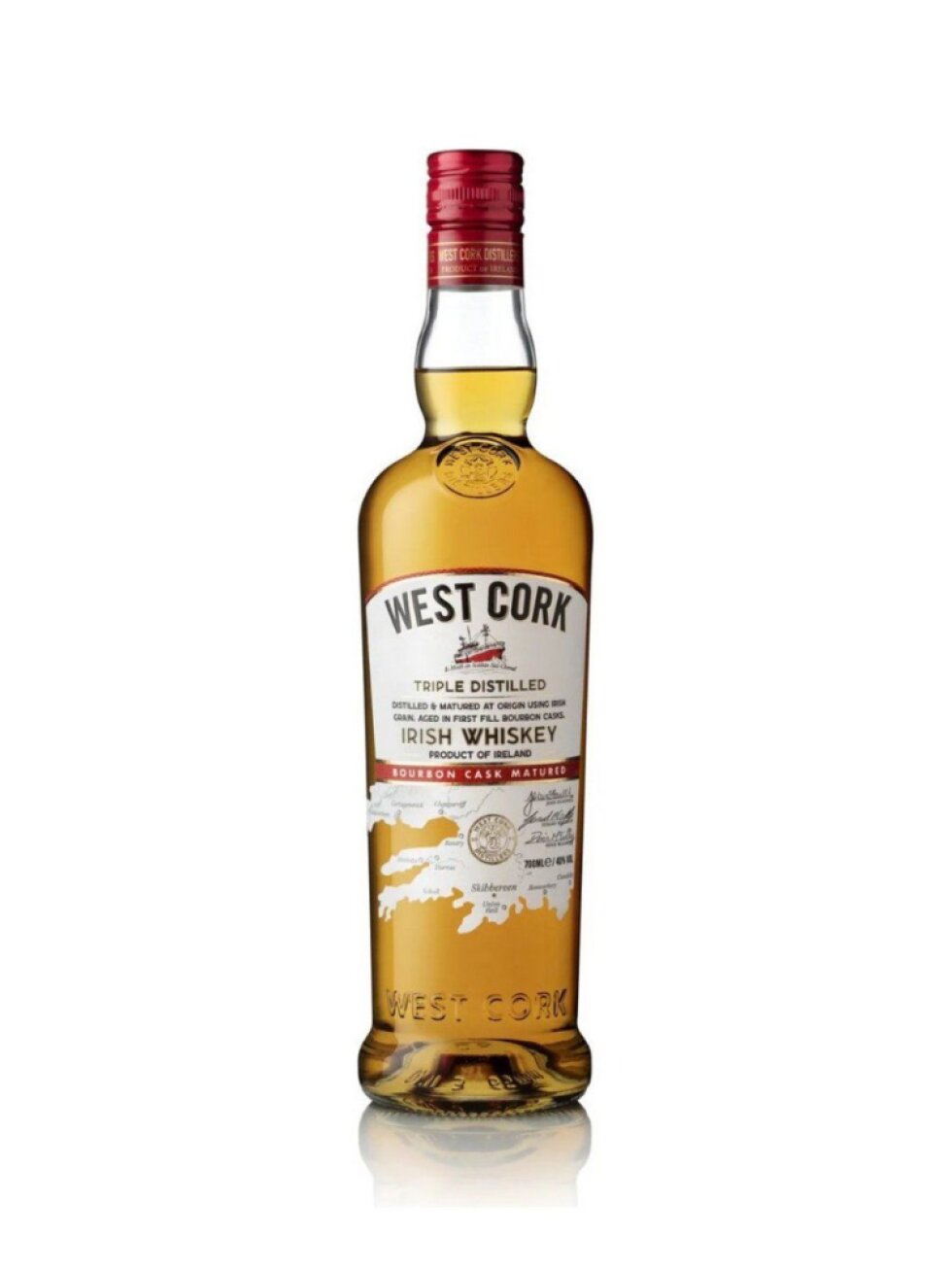 West Cork Blended Bourbon Cask 40% 0,7l