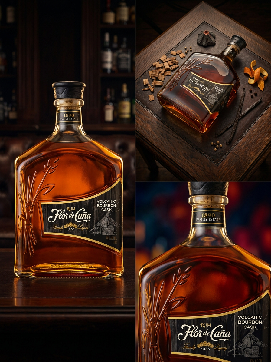 Flor de Caňa Volcanic Bourbon Cask 40% 1l