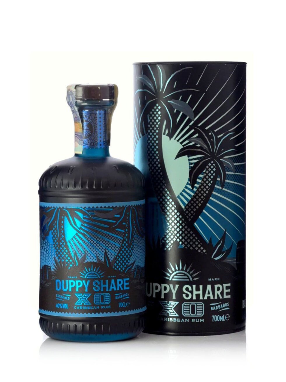 Duppy Share XO 40% 0,7l (dárková tuba)