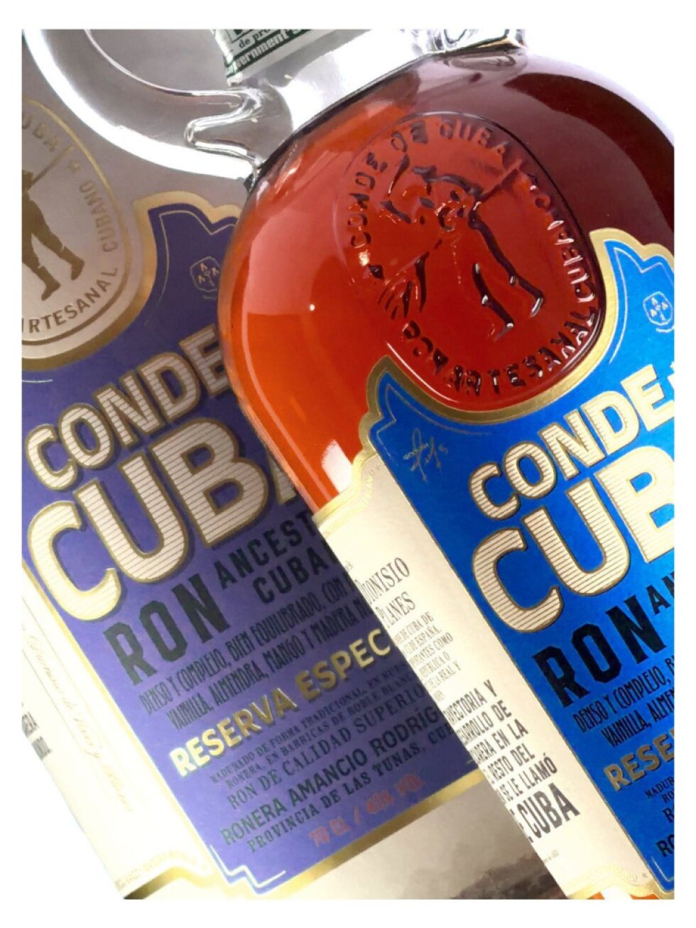 Conde de Cuba Reserva Especial 40% 0,7l (dárková tuba)