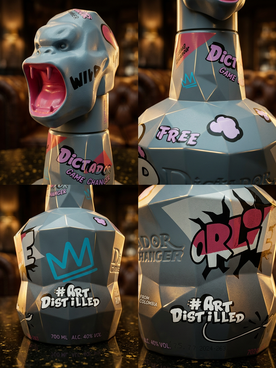Dictador Game Changer Grey & Pink 40% 0,7l
