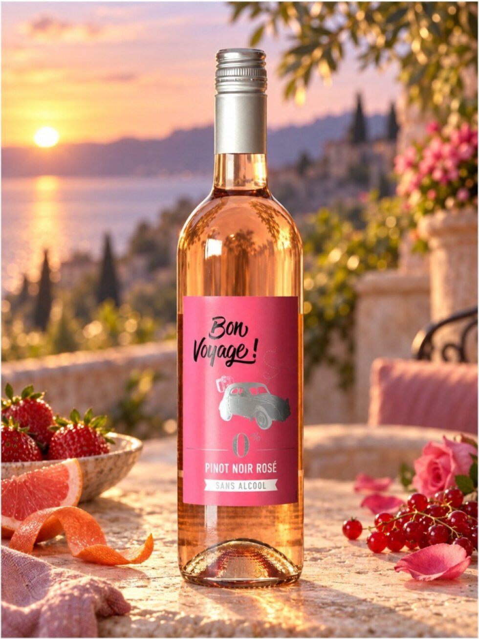Bon Voyage Pinot Noir Rosé Nealkoholické 0,75l