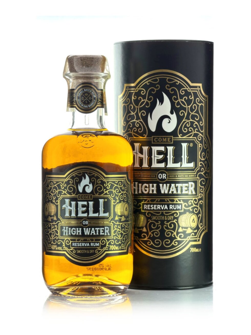 Hell or High Water Reserva Rum 40% 0,7l (dárková tuba)