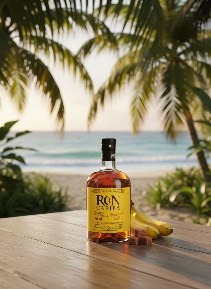 Ron Cariba Salted Caramel & Banana 37,5% 0,7l