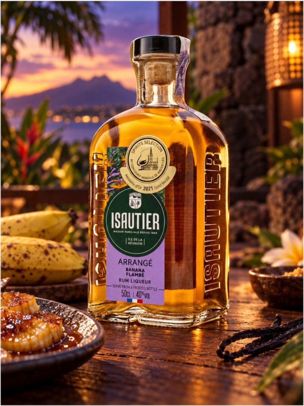 Isautier Banana Flambee 40% 0,5l
