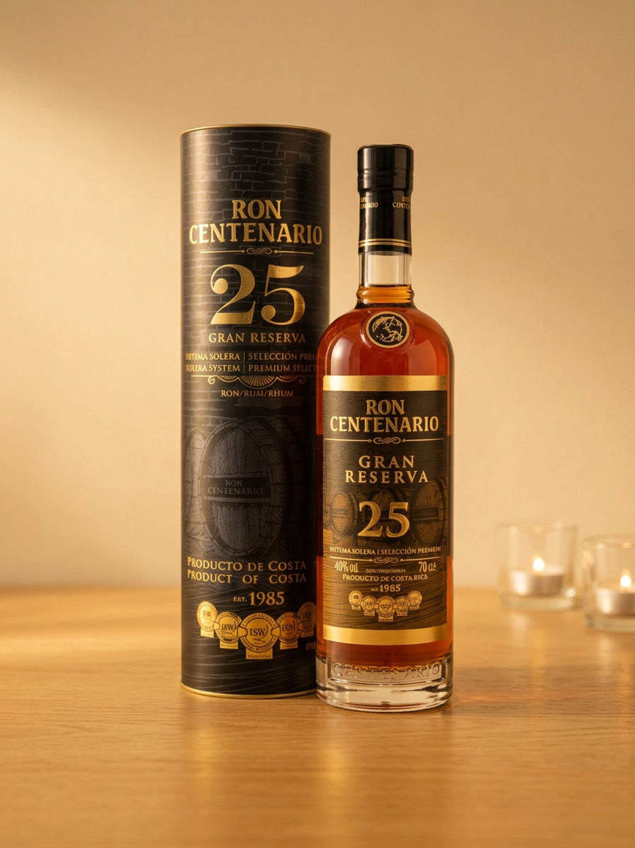 Ron Centenario 25 Gran Reserva 40% 0,7l (dárková tuba)