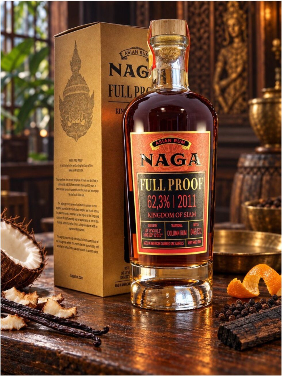 Naga Full Proof Kingdom of Siam 2011 62,3% 0,7l (dárková krabice)