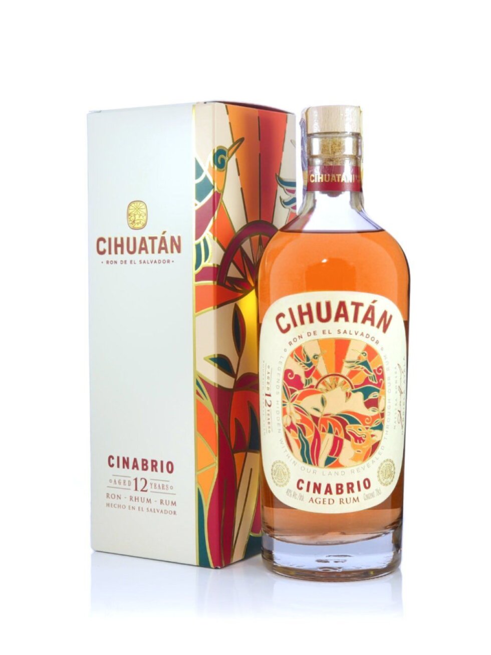 Cihuatán Cinabrio 12YO 40% 0,7l (dárková krabice)