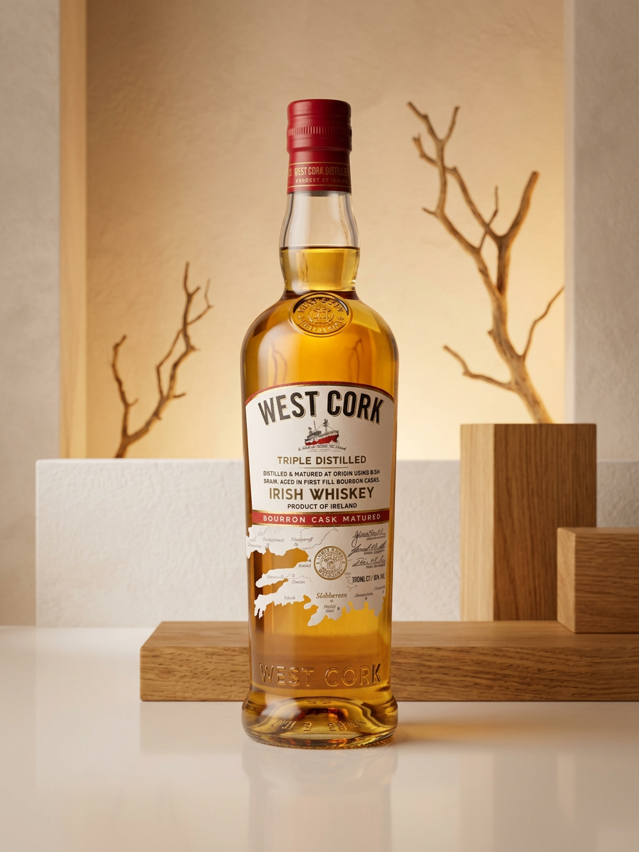 West Cork Blended Bourbon Cask 40% 0,7l