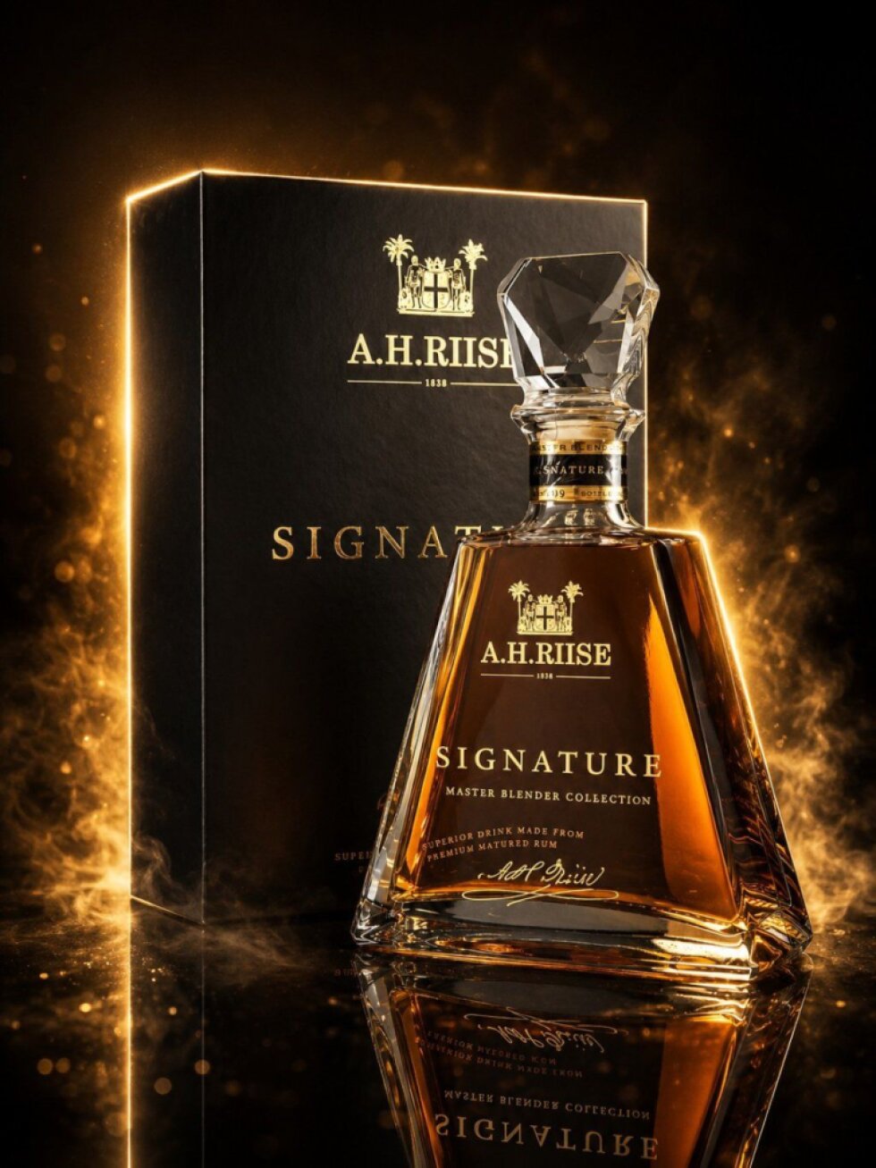 A.H. Riise Signature Cask 43,9% 0,7l (dárková kazeta)