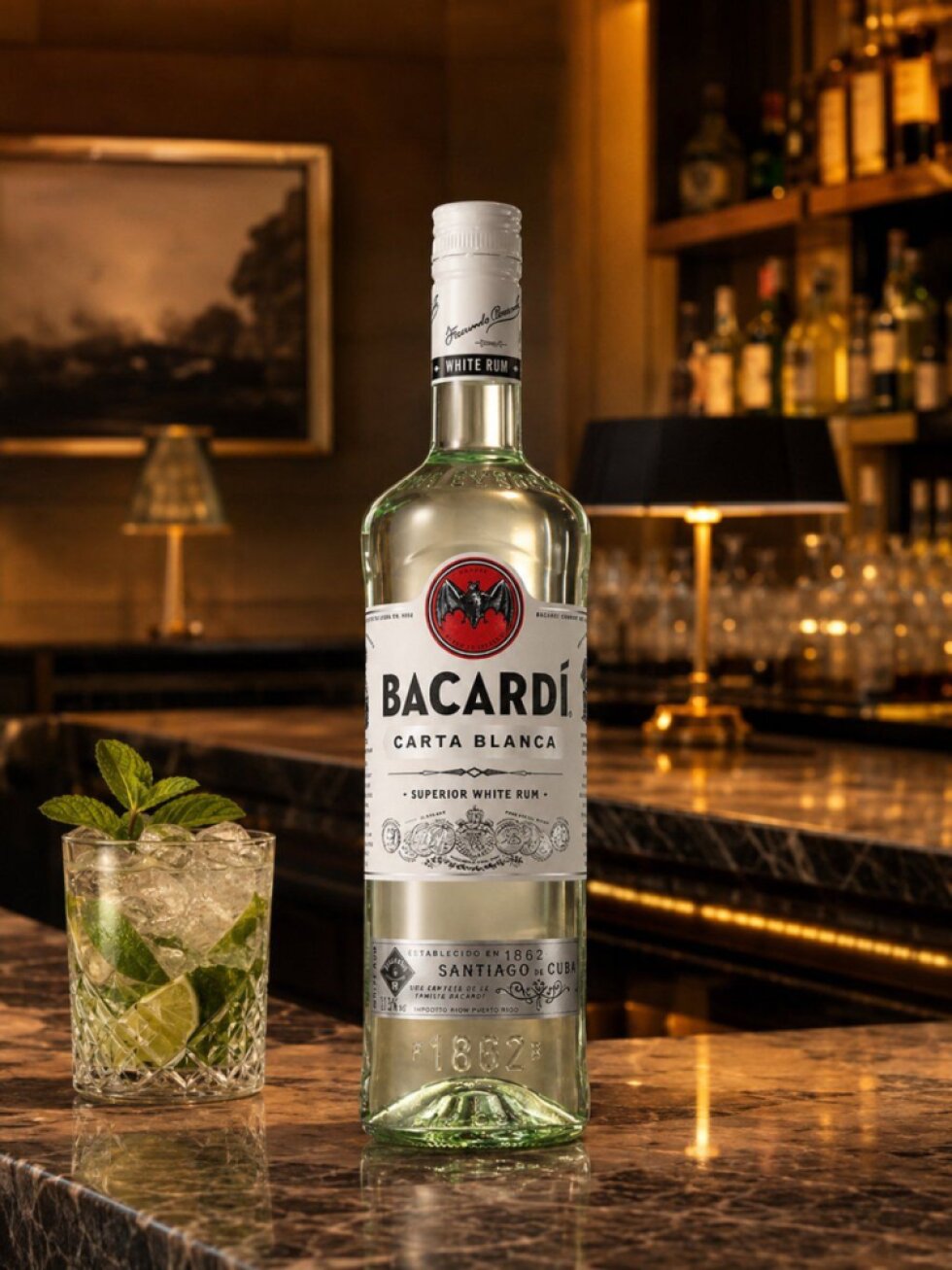 Bacardi Carta Blanca 37,5% 1l
