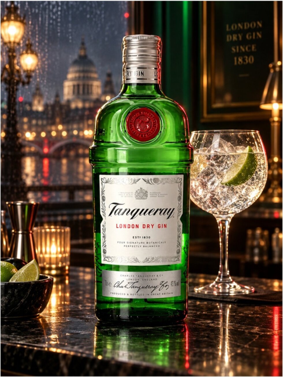 Tanqueray London Dry Gin 43,1% 0,7l