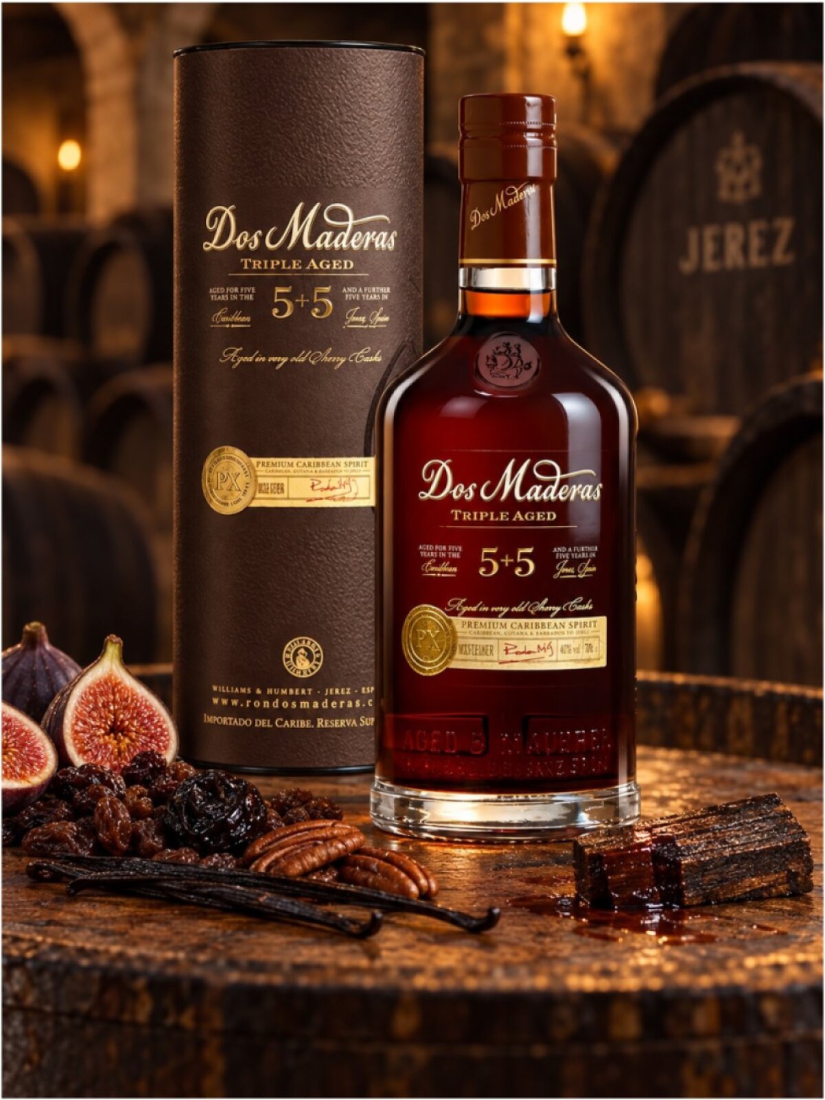 Dos Maderas 5+5 40% 0,7l (dárková tuba)